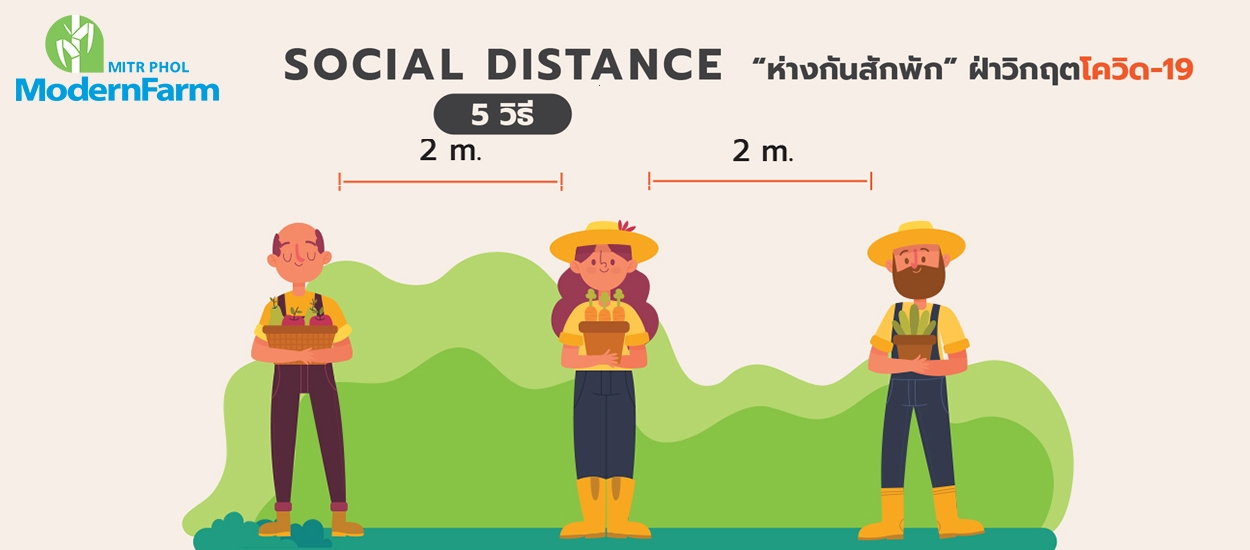 SOCIAL DISTANCE 5 วิธี 