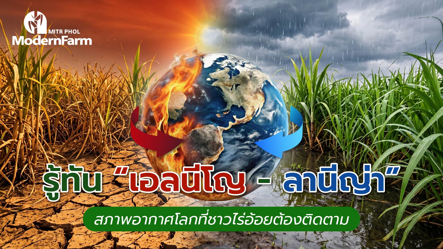 รู้ทัน เอลนีโญ - ลานีญ่า สภาพอากาศโลกที่ชาวไร่อ้อยต้องติดตาม