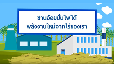 ชานอ้อยปั่นไฟได้ พลังงานใหม่จากไร่ของเรา