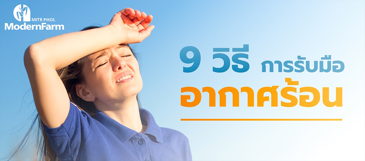 9 วิธีรับมืออากาศร้อน