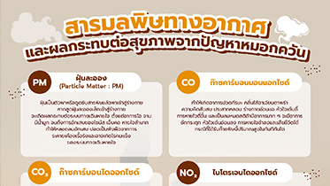 สารมลพิษทางอากาศและผลกระทบต่อสุขภาพจากปัญหาหมอกควัน