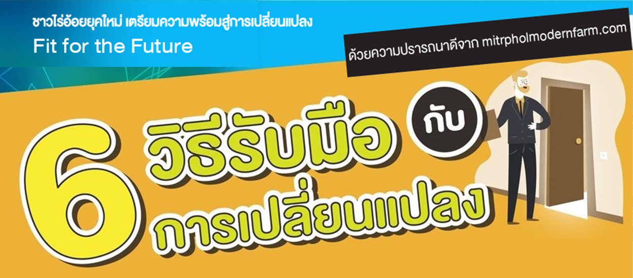 6 วิธีรับมือ กับ การเปลี่ยนแปลง