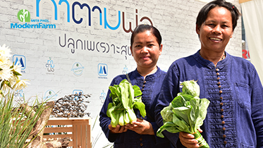 เดินทีละก้าว กินข้าวทีละคำ ทำทีละอย่าง  “แม่แวว ต้นแบบหลุมพอเพียง”