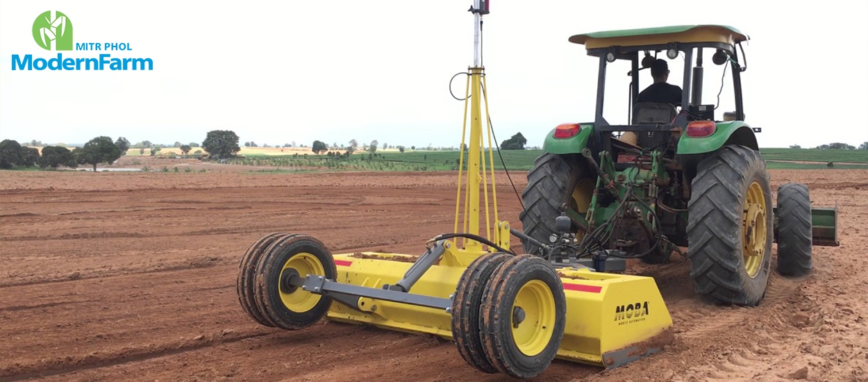 Land leveling ปรับพื้นที่ก่อนทำไร่ หัวใจของมิตรผลโมเดิร์นฟาร์ม