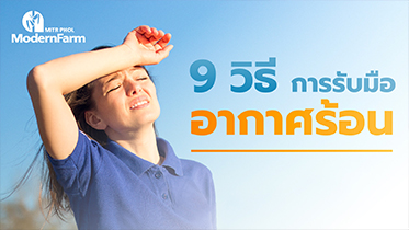 9 วิธีรับมืออากาศร้อน