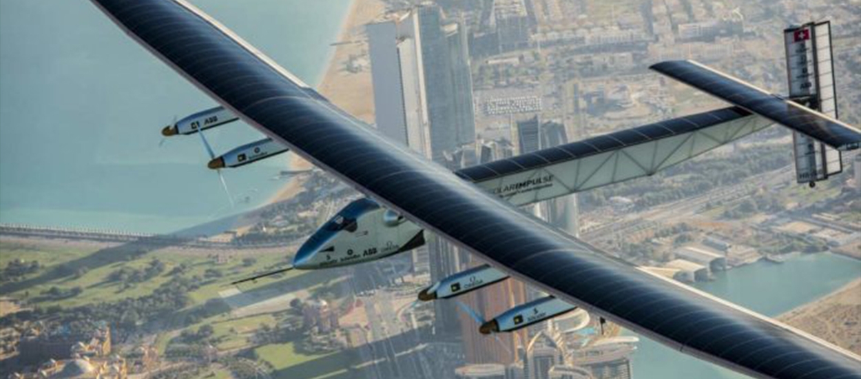 Solar Impulse เครื่องบินพลังงานแสงอาทิตย์ลำแรกที่บินครบรอบโลก